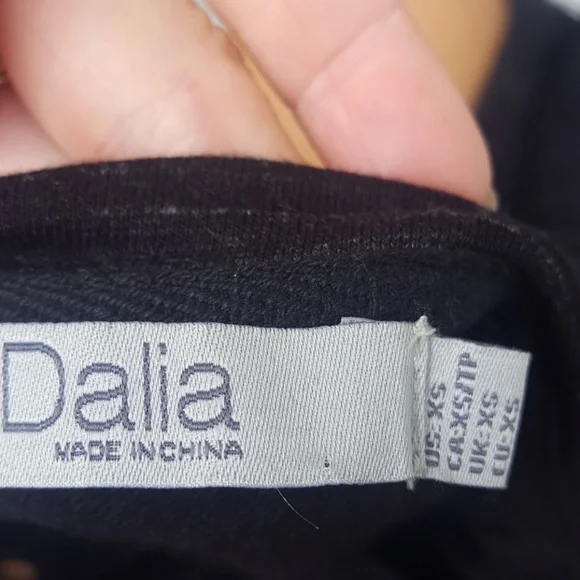 Dalia Shirt Dress Black Size XS - Picture 4 of 4